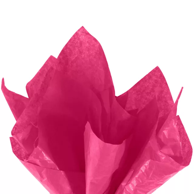 Cadeau Enveloppe Tissue Papier Rose Rouge pour Cadeau Sacs Fête 50 Feuilles