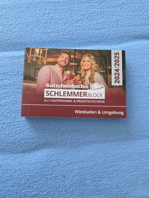 SCHLEMMERBLOCK WIESBADEN 2025 Ab Sofort Gültig EUR 12,00 - PicClick DE