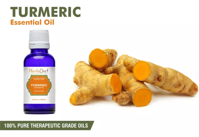 Turmeric Essential Oil 100% Pure Natural Aromatherapy Oils Therapeutic Grade