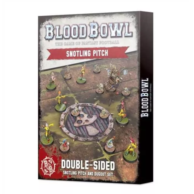 x1 Snotling Pitch & Dugout Double-Sided Set Sealed Box Warhammer Blood Bowl