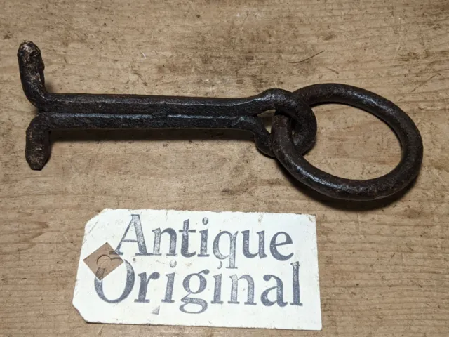 Antique Original Wrought Iron Tethering Ring~Built-In~