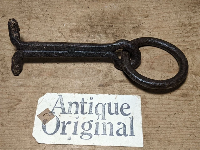 Antique Original Wrought Iron Tethering Ring~Built-In~