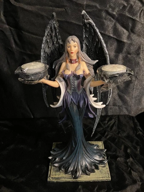 One Winged Angel Figure DARK GOTHIC WINGED Angel Figurine/Statue 14