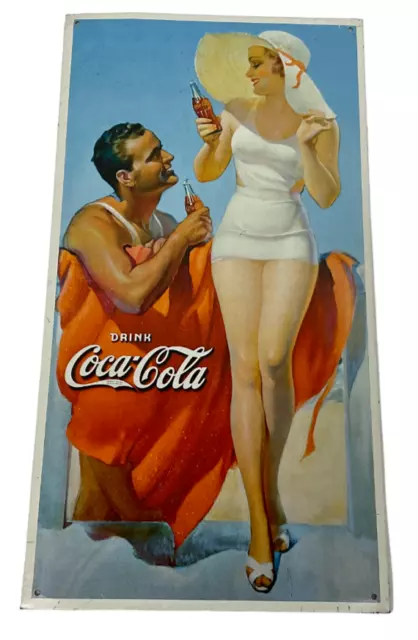 Drink Coca Cola Vintage Style Metal Tin Sign Man Cave Bar - Desperate - I10 O543