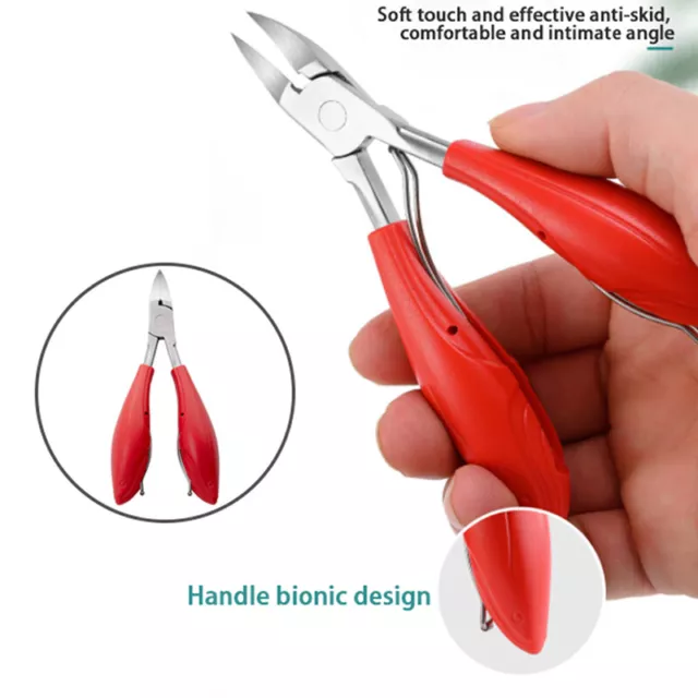 Toenail Clippers for Thick Ingrown Toe Nails Heavy Duty Precision Nail Scisso G1