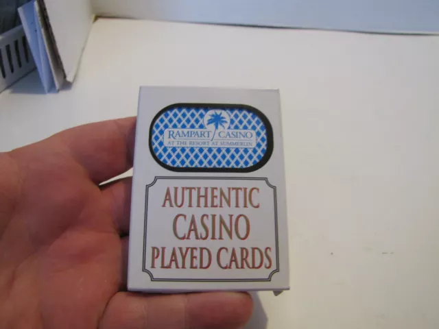 Rampart Casino At Summerlin Blue Authentic Casino Played Cards 1 Full Deck