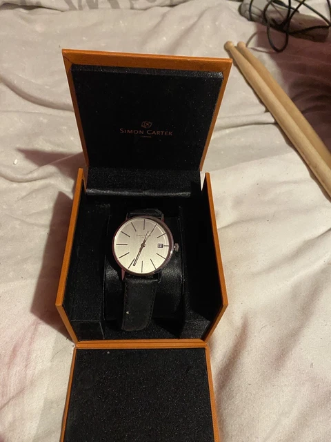 VINTAGE MEN S Wind Up Simon Carter Watch Box Wt905gy 18.99