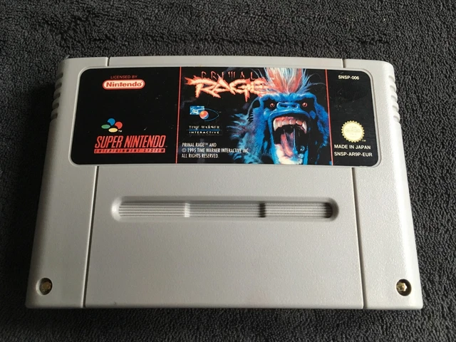 Super Nintendo Primal Rage EUR Trés Bon état