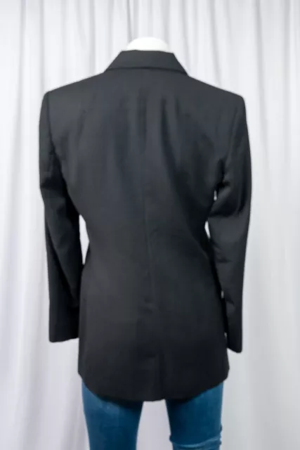 VINTAGE 90S JONES New York black wool blazer jacket sz 8 $18.00 - PicClick
