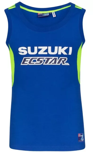 TOP M9V Ladies Vest Suzuki Ecstar MotoGP Team Womens Sponsor Singlet Bike FR