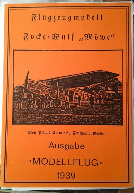 Bauplan Flugzeugmodell Möwe