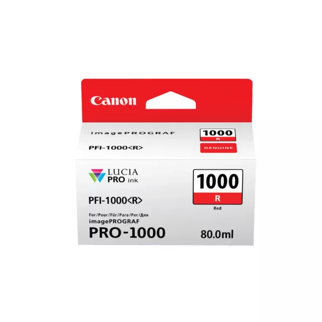 Canon Red Ink Tank Pro 1000 80ml Capacity 0554C001