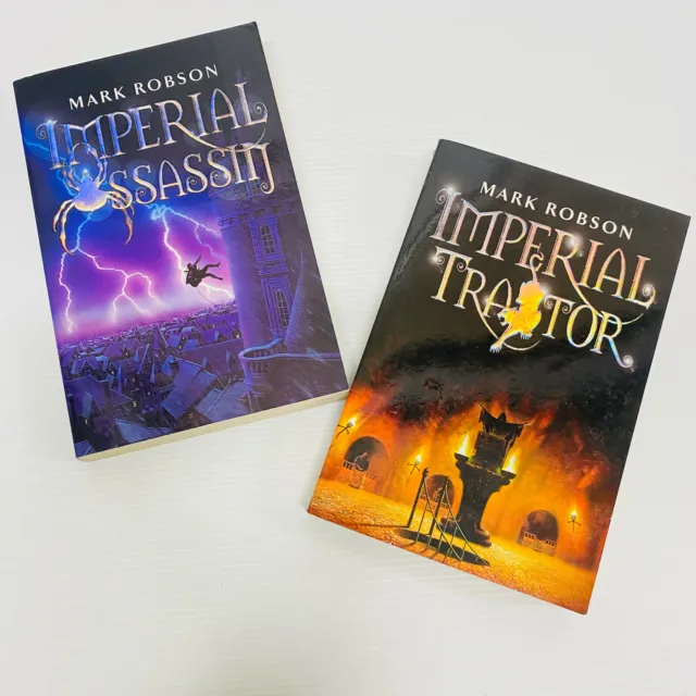 2 x Mark Robson Books Paperback Imperial Assassin / Imperial Traitor