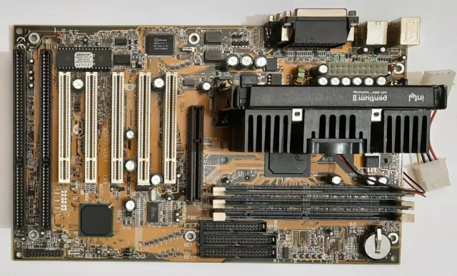 MSI MS-6117 Slot 1 440LX AGP ISA Mainboard + Pentium II 233MHz + 128MB SD-RAM