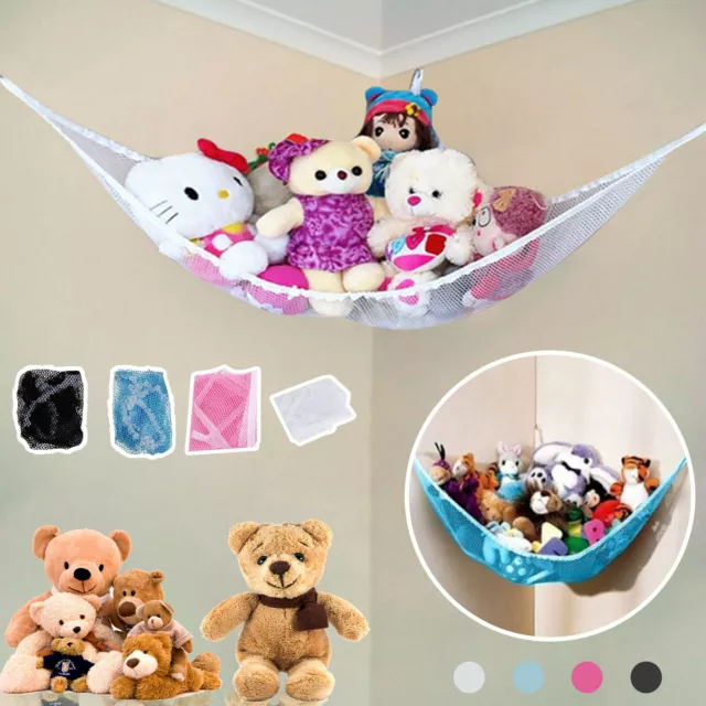 High Quality Baby Bedroom Mesh Bag-Child Toy Storage Hammock-Suction Toy Storage