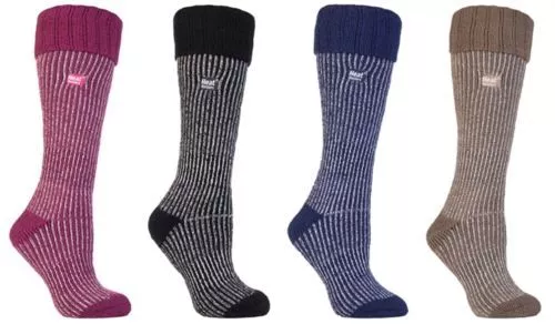 Heat Holders - Womens Winter Warm Thermal Thick Tall Boot Knee High Socks 5-9 US