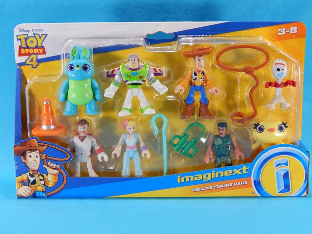 IMAGINEXT TOY STORY 4 Deluxe Figure Pack 8 Figures New Sealed 2018