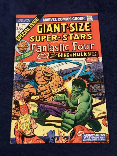 GIANT-SIZE SUPER-STARS FANTASTIC FOUR # 1 - 💥🔥THE THING VS HULK-TORCH Nice