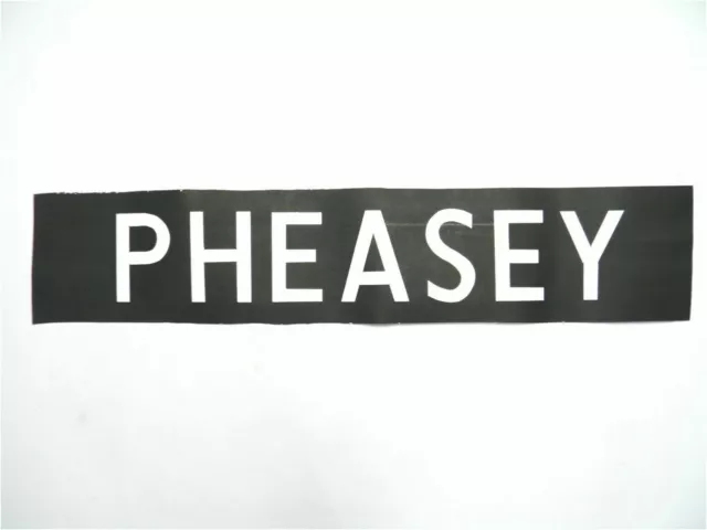 Pheasey Busjalousie Vintage Siebdruck Yardley Wood Ziel