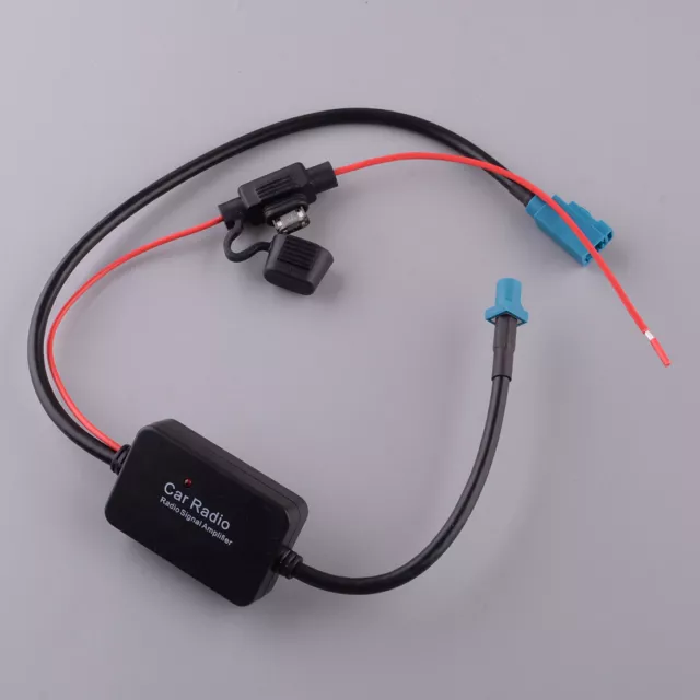 Car FM & AM Radio Antenna Signal Amplifier Aerial Signal Amp Booster ANT-208 12V