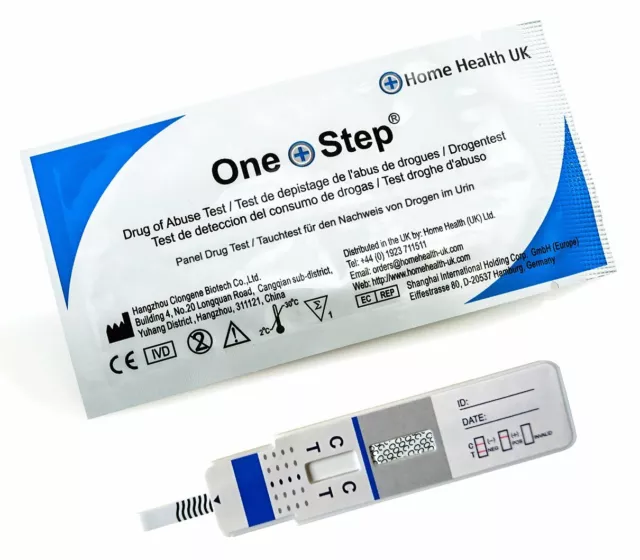 2 x Cocaine Drug Test Home Urine Testing Kits Home or Work Tests - One Step