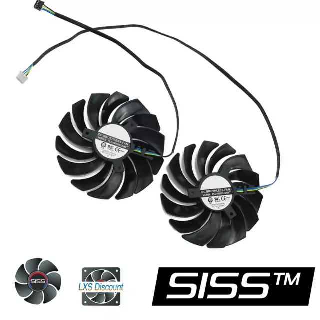 Grafikkartenlüfter für MSI GeForce GTX 2070 Gaming X Gaming Z 8Gb Video Card Fan 2