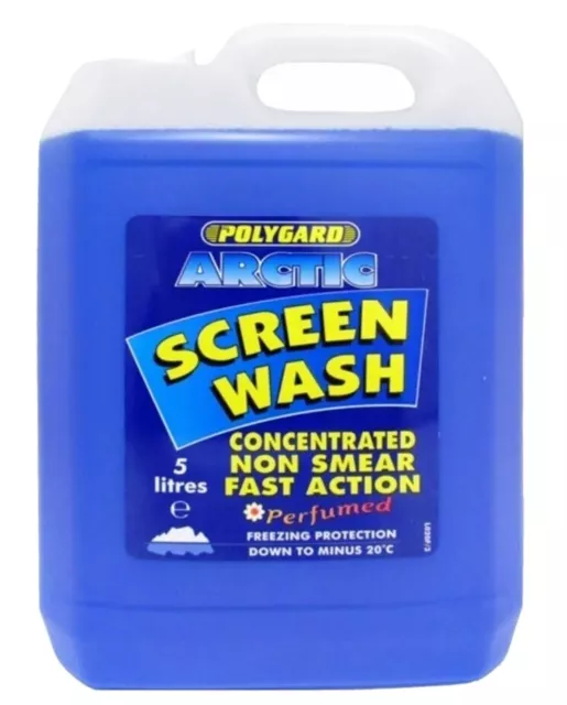 Polygard Arctic Screenwash -For All Seasons - Concentrated (-20c) 5Litre