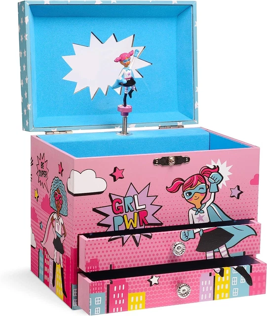 Jewelkeeper Girl Power Superheld musikalische Schmuckschatulle - B-Ware sehr gut