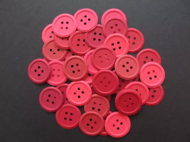 50 Embossed Button MARTHA STEWART Punches in Colour Choices for Paper Crafts