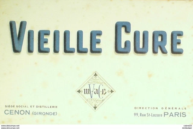 Buvard VIEILLE CURE Boissons