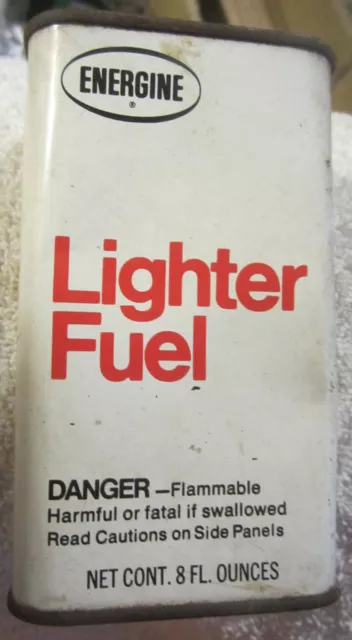 8 oz 29 cent ENERGINE LIGHTER FLUID  HANDY OILER Rare Old Oil tin can VTG