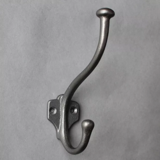 1 x CAST IRON HAT & COAT HOOKS VICTORIAN OLD ANTIQUE VINTAGE KENRICK - CH11