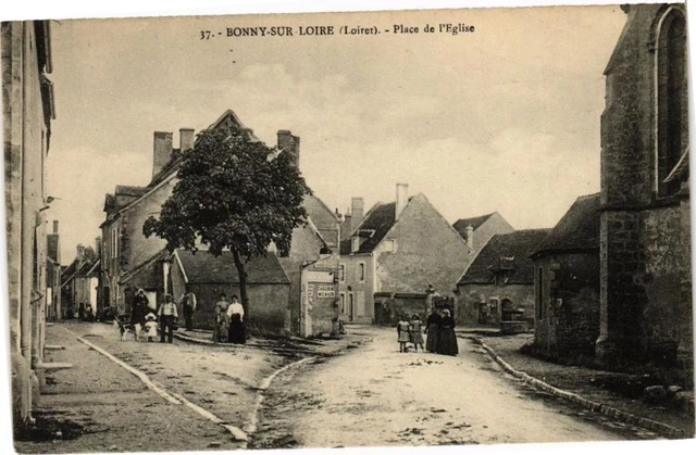 Carte Postale Ancienne CPA - Bonny-sur-Loire (45) - La Villeneuve, Rue De Lande