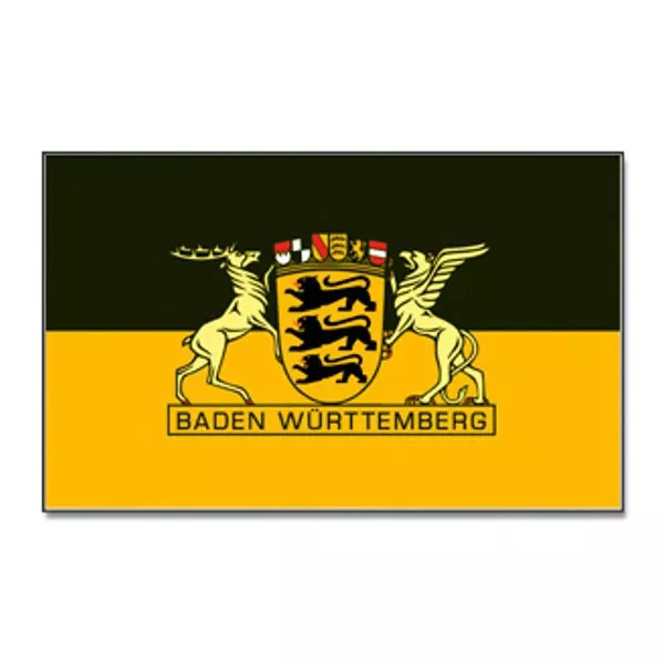 Baden Wurttemberg Flag 5 x 3 FT - 100% Polyester With Eyelets Germany Province