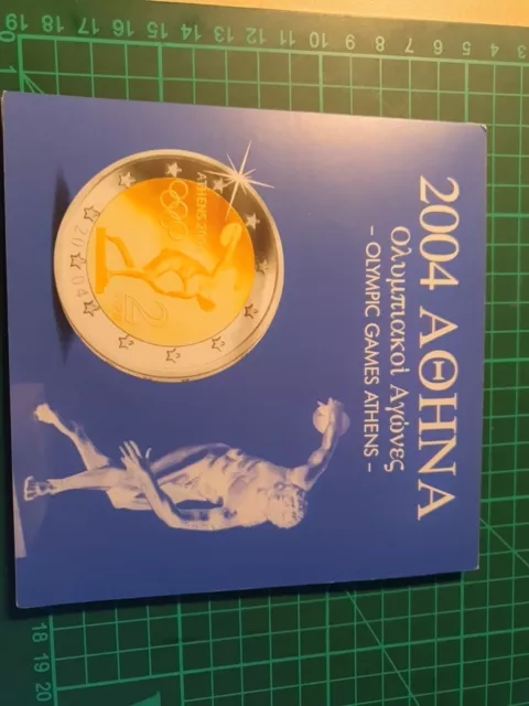 Griechenland offizieller Euro-Kursmünzensatz zur Olympiade 2004 in Athen