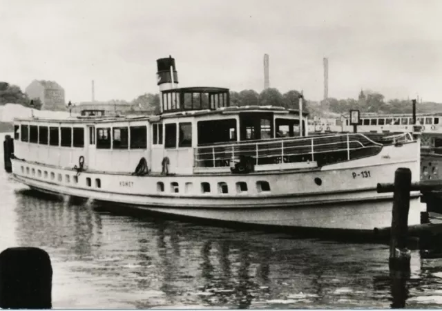 18-Fotokarte Berliner Fahrgastschiffe Dampfer Komet Baujahr 1889 Spree DDR