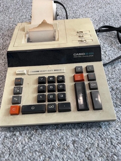 Vintage Casio Printing Calculator FOR SALE! - PicClick UK