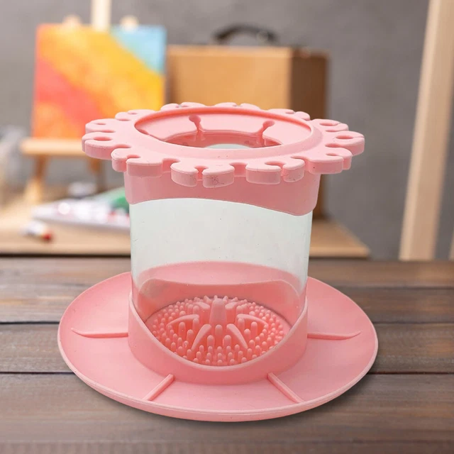 Soporte para cepillos multiusos tapa de silicona flexible suministros de estudio de arte para el aula