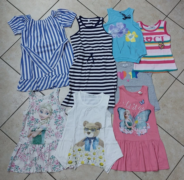 Abbigliamento estivo bambina 3 - 4 anni vestitini, t-shirt, canottiere, Frozen