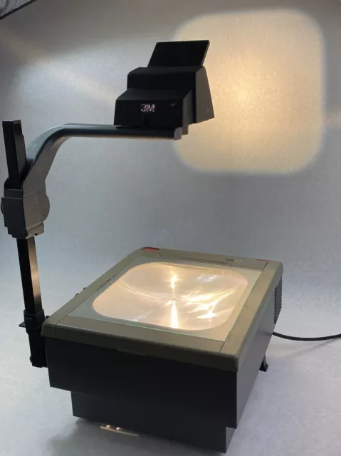 3M 9200 9000AJC Folding Overhead Transparency Projector NEEDS 2x 82V 410W Bulbs