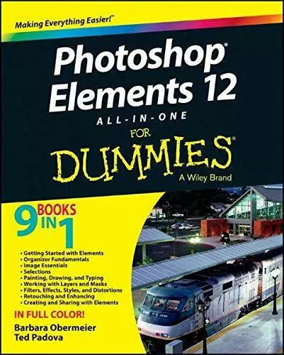 Photoshop Elements 12 All-in-one For Dummies (For Dummies (Computers)), Very Goo