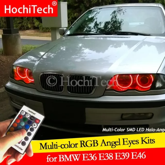 CCFL Angel Eyes Halo Rings 4pcs KIT 6000K to fit BMW E46 Compact