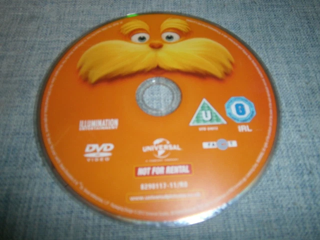 DR SEUSS - The Lorax - Dvd - 2012 - Universal - Disc Only No Case ...
