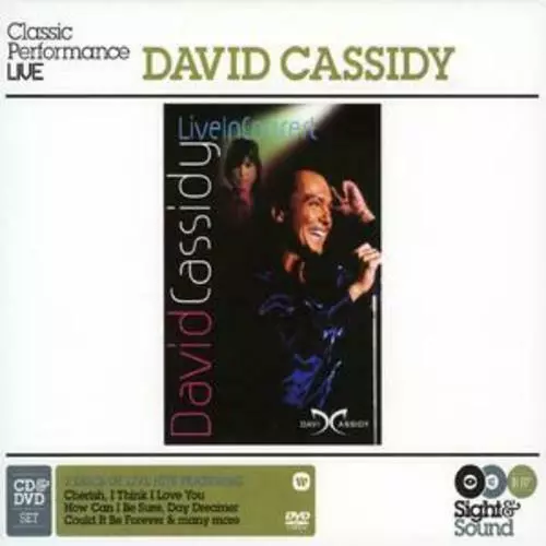 David Cassidy Live in Concert CD Album with 2 discs (2008) DVD Region 2