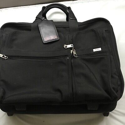 Tumi Alpha Rolling Briefcase Laptop 26103DH Expandable Deluxe Carry On Bag