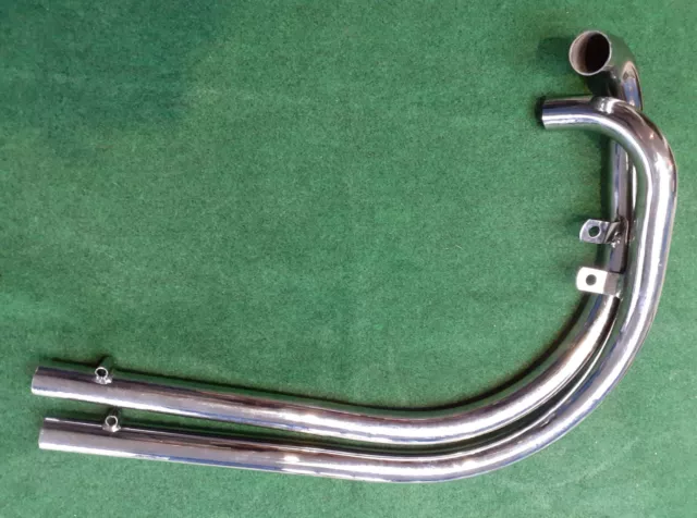 Exhaust pipe for BSA  A50TT A65TT 68-2821 68-2822  -  Made in England