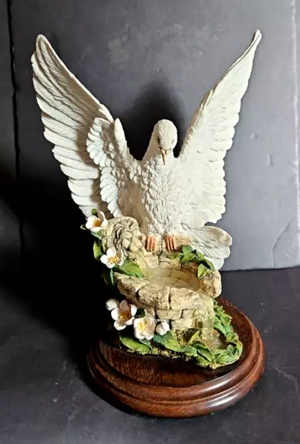 Country Artists  "Fountain of Peace" Dove Sculpture by Barry Price - 23.5 cm