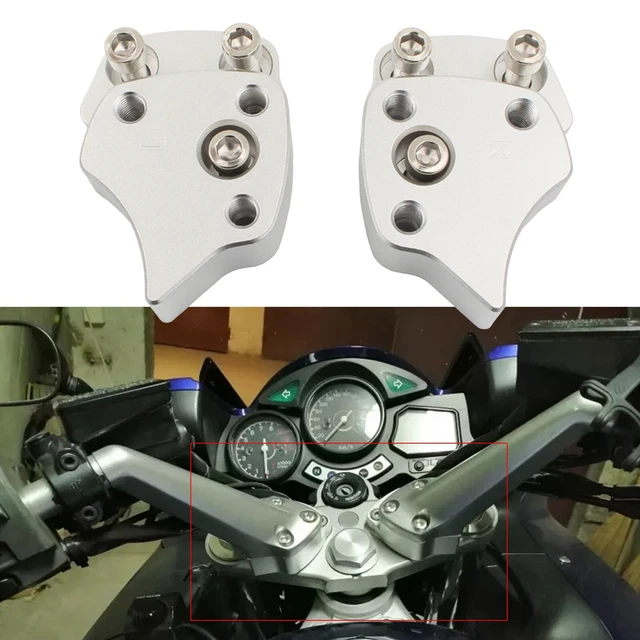 Motorrad Lenkerklemme Lenkererhöhung Für Yamaha F Produktbild-Vorschau 7