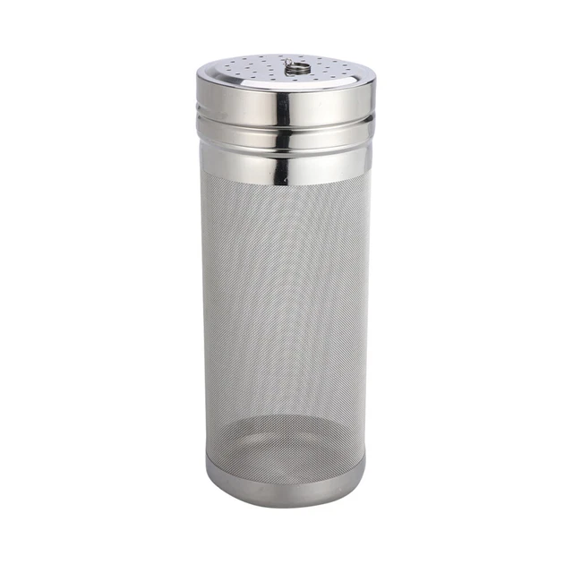 7 X18cm Filtro para Preparación de Té Acero Inoxidable Cerveza Seca Tolva Fermentador Especias