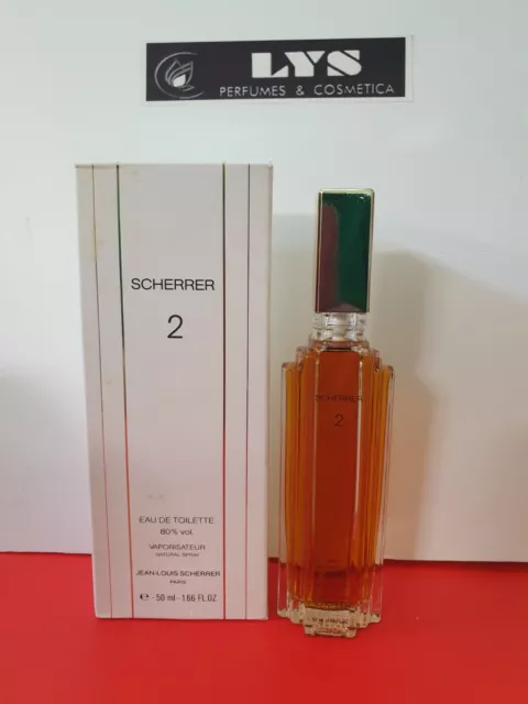 Jean Louis Scherrer 2 Eau de Toilette 50 ml Spray New & Rare